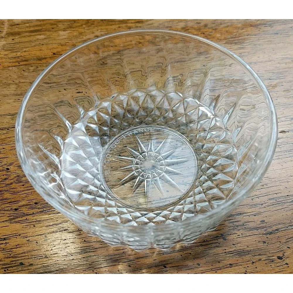 Vintage Arcoroc‎ Decorative Glass Bowl 1960's Made in France